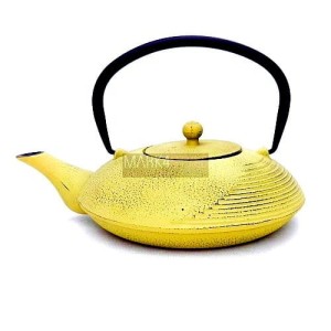 Zaparzacz czajnik żeliwny do herbaty 1,0 L żółty 2313090