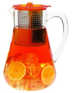 Finum Dzbanek z zaparzaczem Ice Tea Control 1,8 l bursztynowy FN4286070