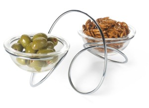 BLACK+BLUMB Miseczka na przekąski, podwójna LOOP NO001