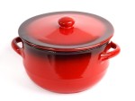 DE SILVA Elios Rosso Garnek gliniany ceramiczny 21cm 2,6L UC3EM211