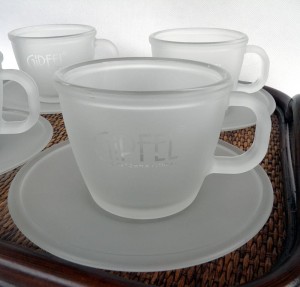 Filiżanka ze spodkiem 350 ml 4 szt. GIPFEL 7917