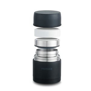 Termos obiadowy Pioneer 500 ml czarny Grunwerg GWHTH500BK