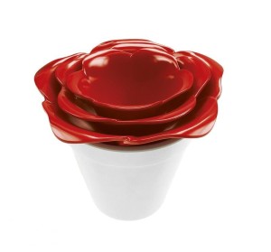 ZAK! Zestaw misek z pojemnikiem ROSE 1647-D840