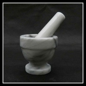 Moździerz z tłuczkiem marmurowy 8 cm 492921