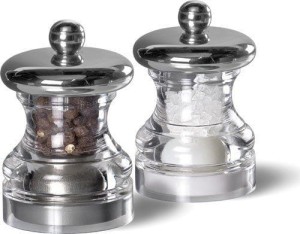 Zestaw młynków do pieprzu i do soli Chrom Mini Cole&Mason H3025180