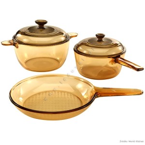 Zestaw garnków szklanych - 5 el. World of Kitchen Visions VS-329