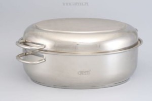 Gęsiarka brytfanna Gipfel owalna 38x25.5x12.5cm pojemność 7,7 L 1382