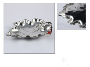 Patera "LIŚĆ" z cyny 24 cm 8703051