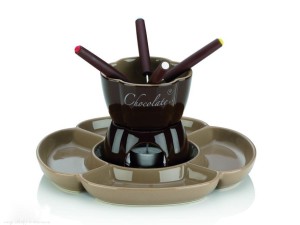 Fondue Kela Fiore ceramiczne do czekolady 7pcs. 12423