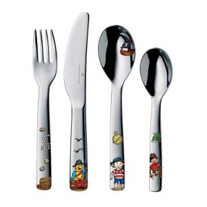 Auerhahn - Zestaw sztućców 4 pcs. PIRAT PADDY 06060106 