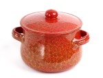 DE SILVA Etruscan Safari Rosso Garnek gliniany ceramiczny 15 cm PE3T2111