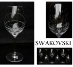 Kieliszki do wina Swarovski 470ml Prezent Ślub Wesele 6szt. - 1856020
