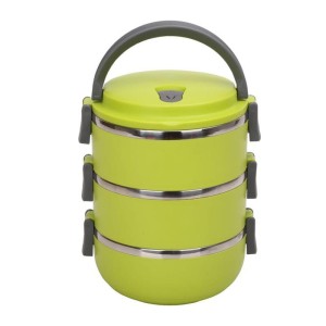 Termos obiadowy Menażka 2,1L 3 częściowy zielony 5907558771688
