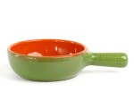 DE SILVA Etruscan Safari Verde Garnek z rączką gliniany ceramiczny 15 cm 0,5 L